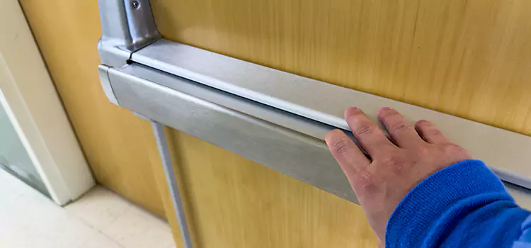 Installing a Push Bar on a Door McNair